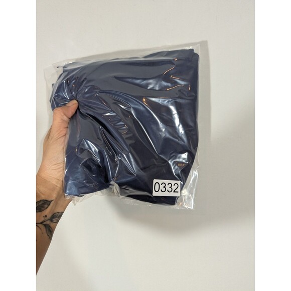 Jessica London Womens Sleeveless Flowy Top Navy Plus 26/28 Mature Lagenlook - Picture 5 of 5